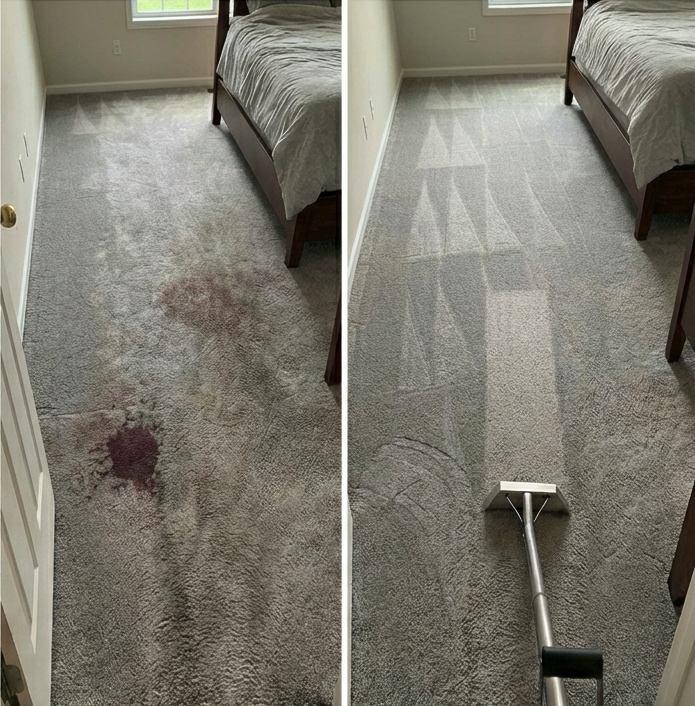 Carpet before cleaning